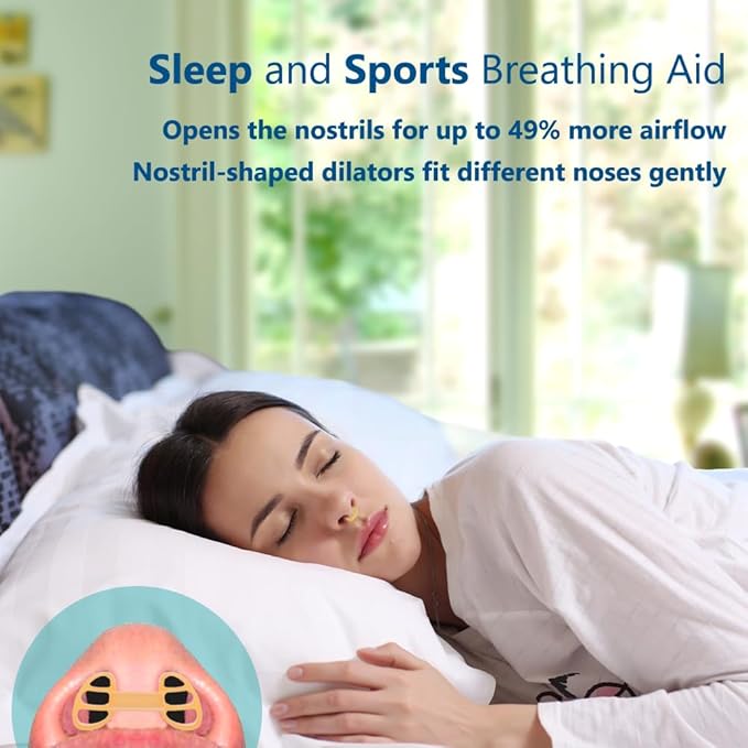 WoodyKnows Super-Support Nasal Dilator, Model Soft and Flexible, Improves Sleep and Sports Airflow, Nasal Congestion and Nose-Related snoring aid (Trial XS/S/M/L)