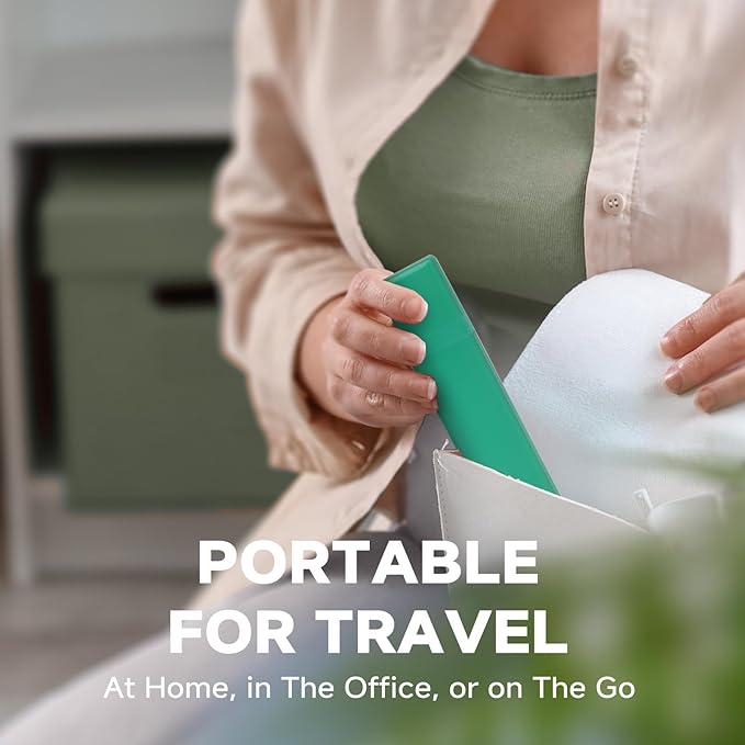 RONAVO Tongue Scraper for Adults, Tongue Scrapper for Women, Metal Tongue Cleaner with Travel Case for Oral Care, Fresher Breath in Seconds, Easy to Use and Clean, 2 Pack