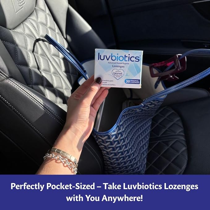 Luvbiotics Advanced Dental Hygiene with Probiotics Original Lozenges, Pack of 3