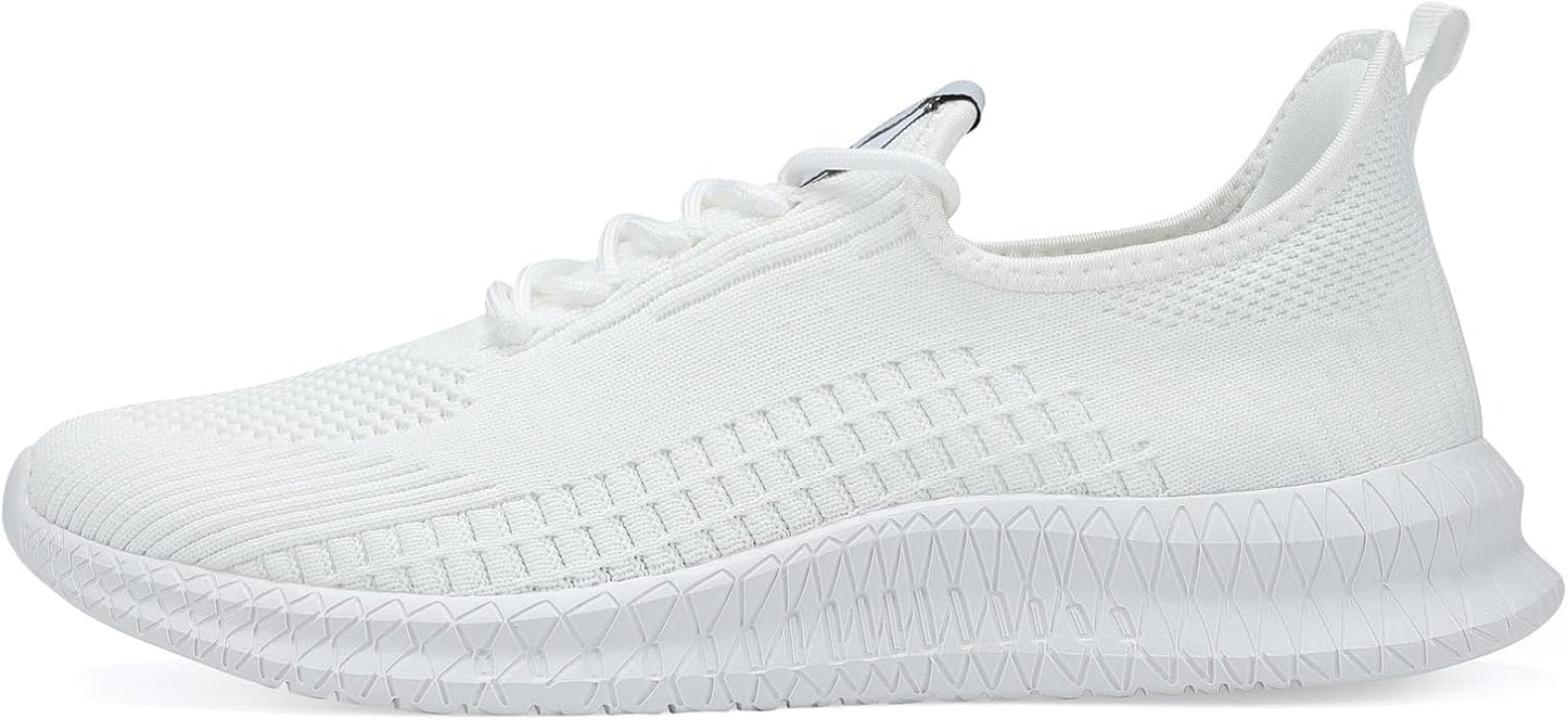 LCGJR Men's Running Shoes Ultra Lightweight Breathable Comfortable Walking Shoes Casual Fashion Sneakers Mesh Workout Shoes