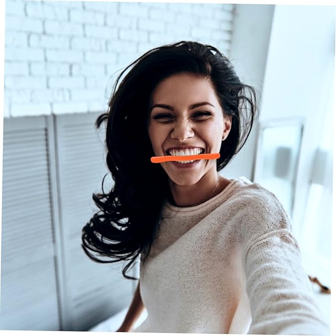 PartyKindom Silicone Braces Face Exercise Device Mouth Exerciser for Women Face Slimmer Lips Shaper Portable Facial Muscles Trainer