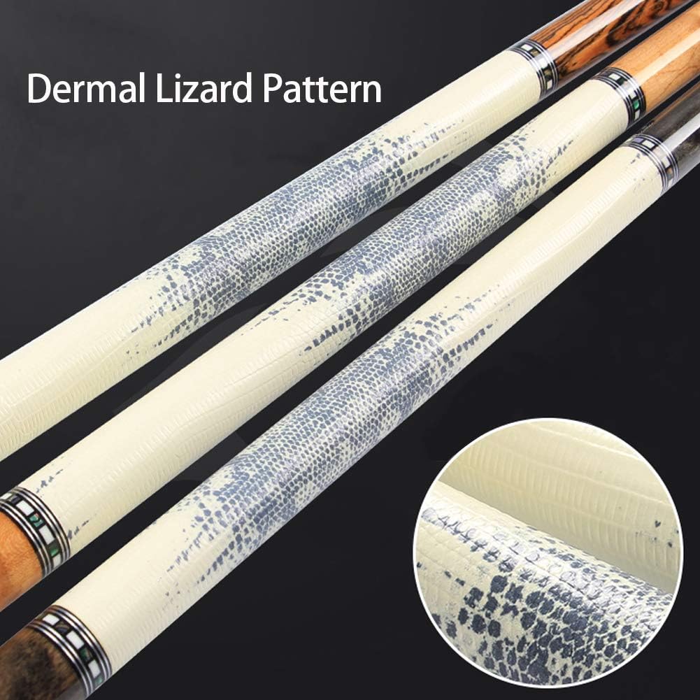 2-Piece Pool Cue Stick + Pool Cue Case with Carbon Extension