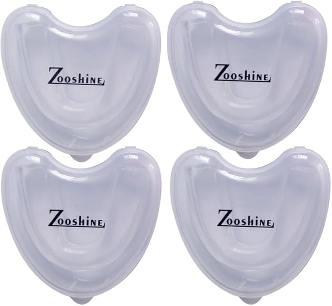 4Set Sports Mouldable Sports Mouth Guards for Adults & Kids,Tooth Protector for Football,Basketball,Boxing,Wrestling,Kickboxing - BPA Free Material (Chroma)