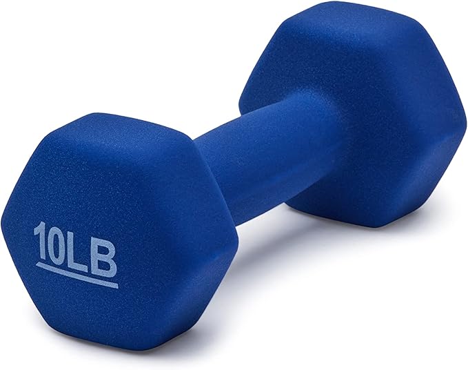 Amazon Basics Neoprene Dumbbell Hand Weights for Exercise and Muscle Toning