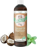 Dr. Ginger’s Coconut Oil Pulling Alcohol Free Mouthwash - Mint Flavor, 14 fl