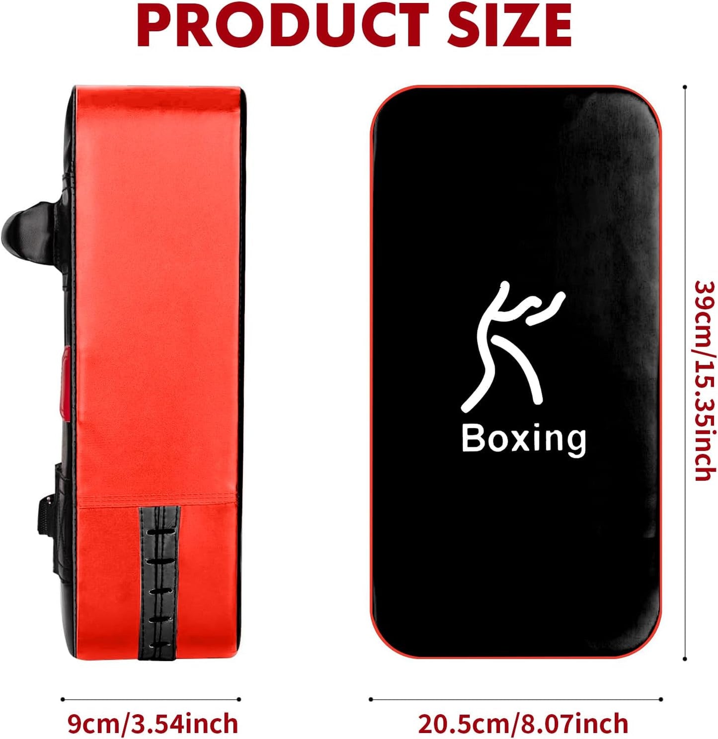 LuiceABC One Karate Taekwondo Boxing Kick Punch Adjustable Soft Shield Durable Training Pad for Boxing, Training and Protecting Your Palm, Wrist and Decreasing The Shock