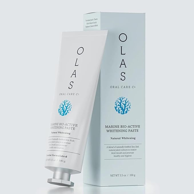 OLAS Complete Oral Care Collection – Marine Bio-Active Toothpaste (3.5oz), Alcohol-Free Mouthwash (200ml), & Travel 3-Pack (1oz Each) – Dentist-Formulated, Fluoride-Free & SLS-Free