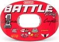 Battle Sports Oxygen Football Mouthguard - Football Mouth Guard with Strap, Superior Airflow & Better Performance, Maximum Breathability, Works with Braces (Racing- Red)