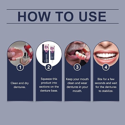 Thermoplastic Denture Adhesive,Lasts for 4 Days Give a Brush (1)