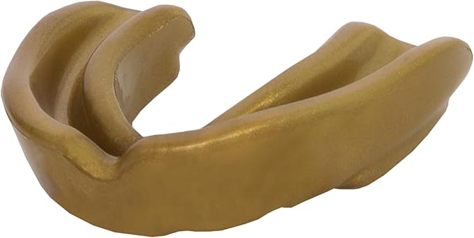 Sports Mouth Guard for Kids,Youth,Boys,Girls,Child Teen Mouthguard with Case (BPA Free) for Boxing, Martial Arts,MMA Karate,Lacrosse,Football,Soccer and All Contact Sports (Golden)