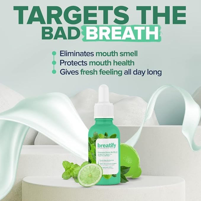 Bad Breath Treatment – Dry and Bad Mouth Smell Removing Drops – Easy to Carry and Handy Fresh Breath Oil serum, 20 mL, 0.68 Oz (Pack of 1, 0.68 Oz)