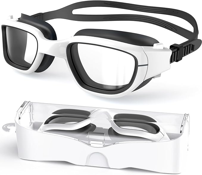 Kids Swim Goggles,Swimming Goggles for Kids 6-14, Anti-Fog UV Protection Pool Glasses for Boys Girls