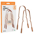 The Humble Co. Copper Tongue Scraper – 100% Copper Tongue Cleaner, For Superior Oral Care, Dental Hygiene and Tongue Cleaning, Helps Eliminate Bad Breath, BPA Free (2pk)