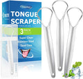 Tongue Scraper for Adults kids Metal Tongue Cleaner for Oral Hygiene Bad Breath