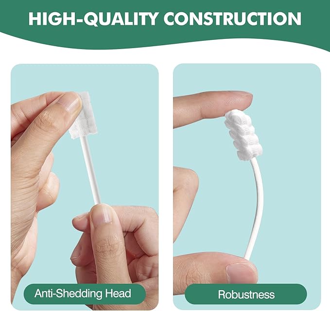 52Pcs Baby Tongue Cleaner, Disposable Baby Toothbrush Oral Cleaner, Infant Gum and Tooth Cleaning Stick for Newborns, Toddler Mouth Cleaner