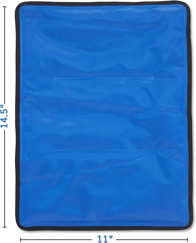 4 Pack XXL Reusable Hot and Cold Gel Ice Packs for Injuries | Cold Compress, Ice Pack, Gel Ice Packs, Cold Pack, ice Pack, Cold Packs for Injuries | 11x14.5 in