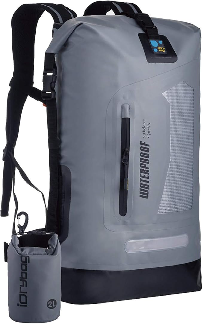 IDRYBAG Waterproof Backpack for Men 20L/30L/40L, Floating Dry Bag Kayak, Dry Backpack Hiking