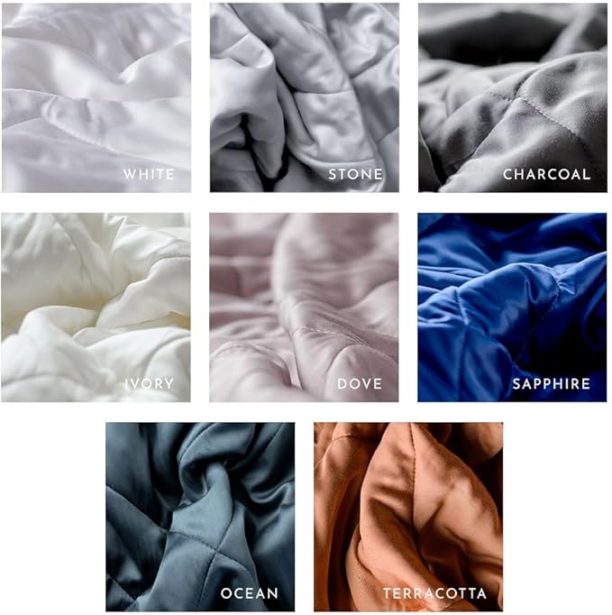 LUXOME Lightweight Blanket | 100% Rayon (Viscose) from Bamboo Fabric & Fill | King/Cal King - 98"x92" | Thermal-Regulating | Super Soft | Dove