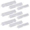 9 Pcs Tongue Scraper Case, Portable Clear Tongue Scraper Travel Case, Transparent Appearance, Easy to Open and Close, Not Easy to Break, Can Accommodate Dental Floss, Toothbrush, Small Teaspoon