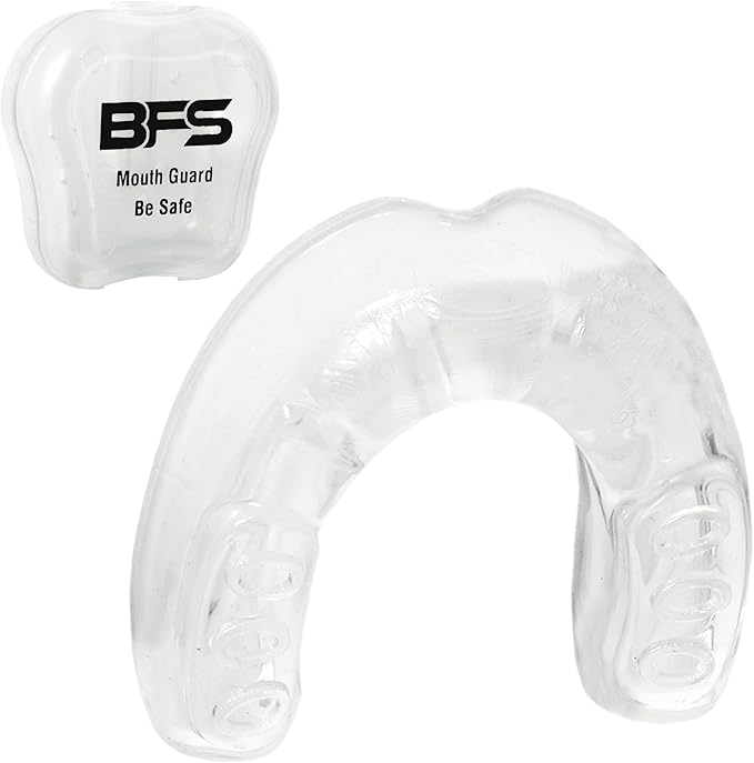 Sports Mouth Guard for Kids,Youth,Boys,Girls,Child Teen Mouthguard with Case (BPA Free) for Boxing, Martial Arts,MMA Karate,Lacrosse,Football,Soccer and All Contact Sports (Crystal)