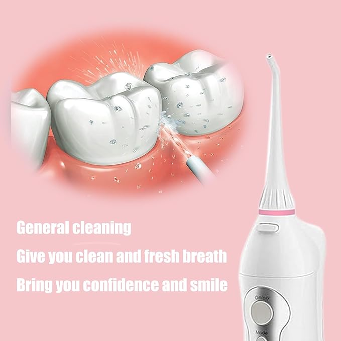 3 Pack Water Flosser Replacement Tips for Oralfree, Nicwell, Nicefeel, COSLUS, Oral Irrigator Jet Tip Nozzel fits for Mospro, Zerhunt Water Flosser, White