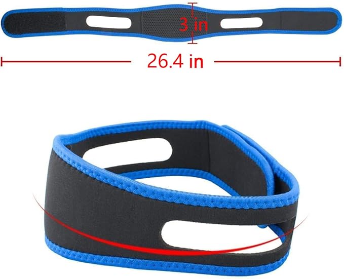 2025 Model Anti Snoring Chin Strap, Stop Snoring Chin Straps for CPAP Users, Jaw Strap for Sleeping,Chin Straps to Keep Mouth Closed for Sleeping Better, Cpap Chin Strap for Sleep for Men- Women