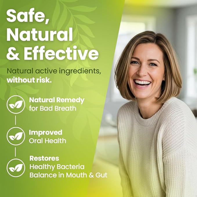 Bestmade Natural Products Halitosis, Natural Remedy for Bad Breath BM249 - Helps Improve Oral Health, Reduce Smelly Breath & Restore Healthy Bacteria in The Mouth, 30 mL Drops