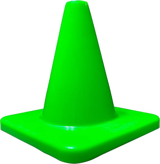 LVL10 Pro Training Cones - 6" Soccer Training Cones for Sports - for Basketball, Football, Basketball and Agility Drills - Soccer Field Markers That Won't Crack, Slide or Fly