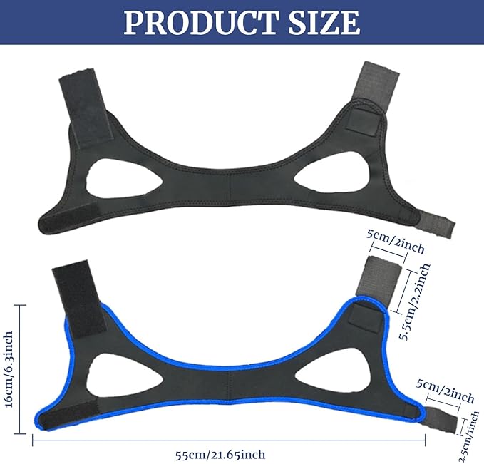 Airflow Jaw Strap, Adjustable & Breathable Anti Snoring Chin Strap, Effective Stop Snoring Solution Keep Mouth Closed