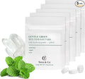 Terra & Co. Gentle Green Toothpaste Tablets – 5 Travel Sachets with 6 Fluoride-Free Tabs Each – Nano-Hydroxyapatite Mouthwash for Oral Health – TSA-Compliant, Plastic-Free, Mint Flavor, Eco-Friendly