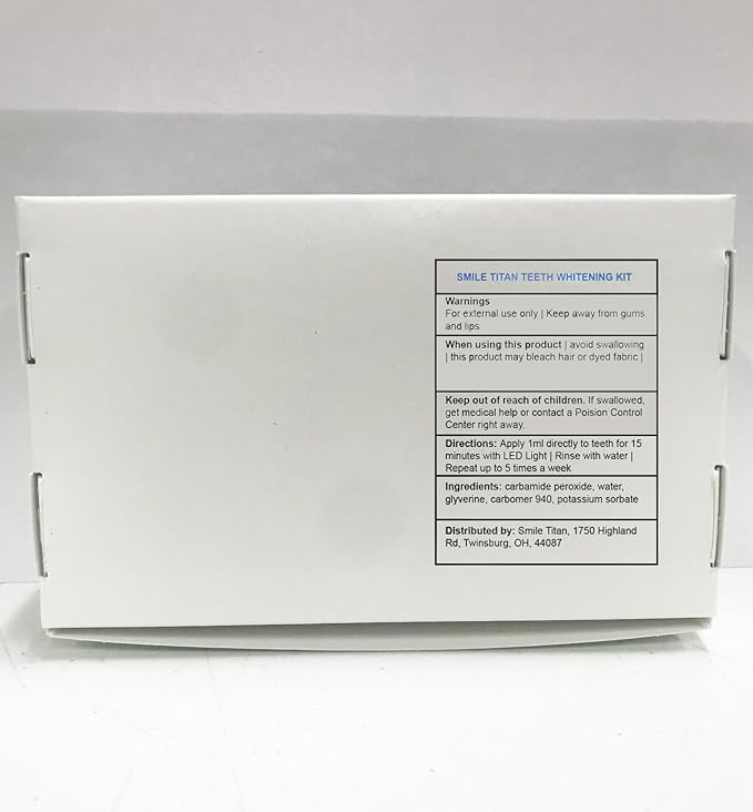 Teeth Whitening Gel Refill 4X Syringes 44% Carbamide Peroxide