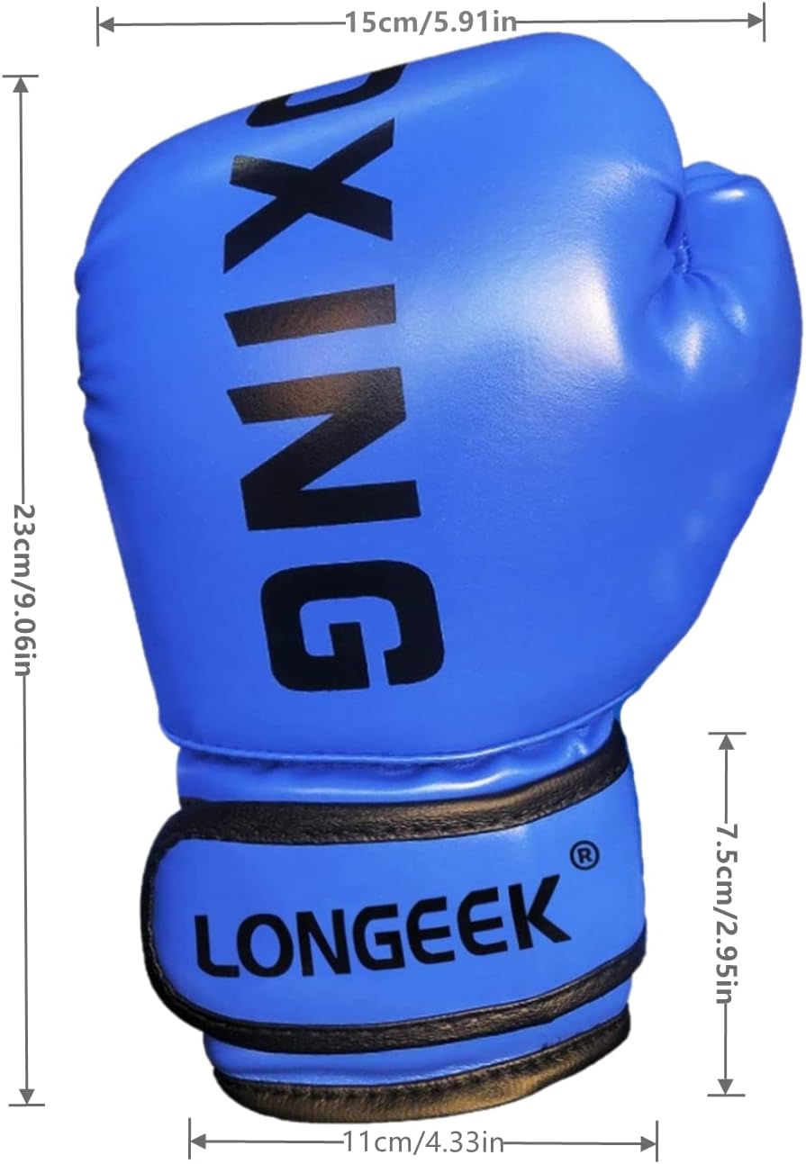 Longeek 4/6oz Kids Boxing Gloves,Training Gloves,Bag Gloves,Fight Gloves for 3-15 Years Childrens