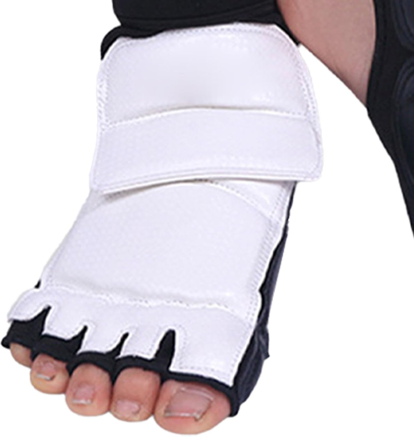 Korea Taekwondo Double Fixation Elastic Foot Protector Guard Martial Arts Kickboxing Karate Hapkido Taekwondo Foot Gear for Kids