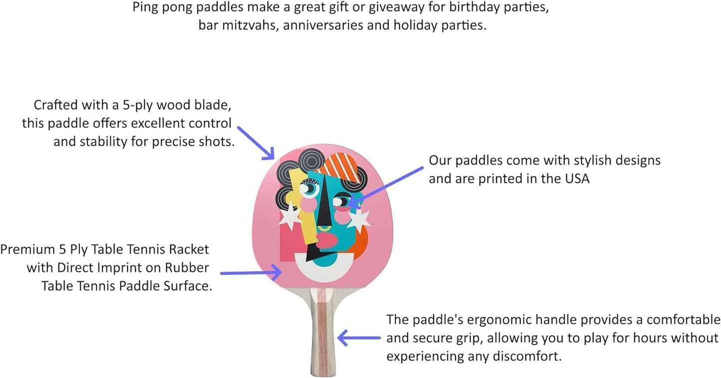 Infusion Table Tennis Paddle and Balls Gift Box Set