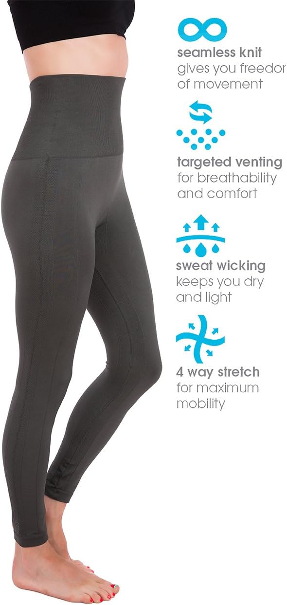 Activewear Thick High Waist Tummy Compression Slimming Body Leggings Pant