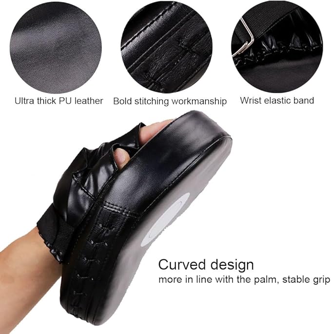 2-in-1 Boxing Gloves and Punching Mitts Set for Kids Youth,6 oz Kids Boxing Gloves and Boxing Pads,Boxing Training Equipment for Punching Bag,Kickboxing,Gift for Boys and Girls