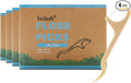 Natural Dental Floss Picks - 200 Count - PETA Approved, BPA Free, Vegan, Sustainable, Eco Friendly, Natural Dental Flossers by Isshah (Mint)