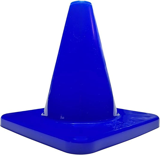 LVL10 Pro Training Cones - 6" Soccer Training Cones for Sports - for Basketball, Football, Basketball and Agility Drills - Soccer Field Markers That Won't Crack, Slide or Fly