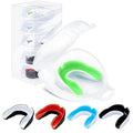 MENOLY 5 Packs Kids Mouth Guard Football BPA-Free Child Toddler Mouth Guard for Sports Boys Girls with Case for Football, Boxing, Basketball, Lacrosse, MMA, Hockey, Wrestling, Soccer