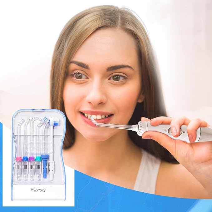 Replacement Tips for Waterpik Water Flosser Waterpik' Replacement Parts, Storage Case & AquaFlosser 6 Tips (Aquaflosser 6 Tips-A)
