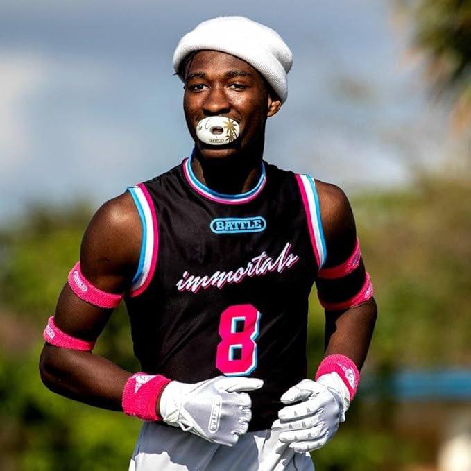 Battle The Crib Oxygen Mouthguard Beige/Pale Green, One Size