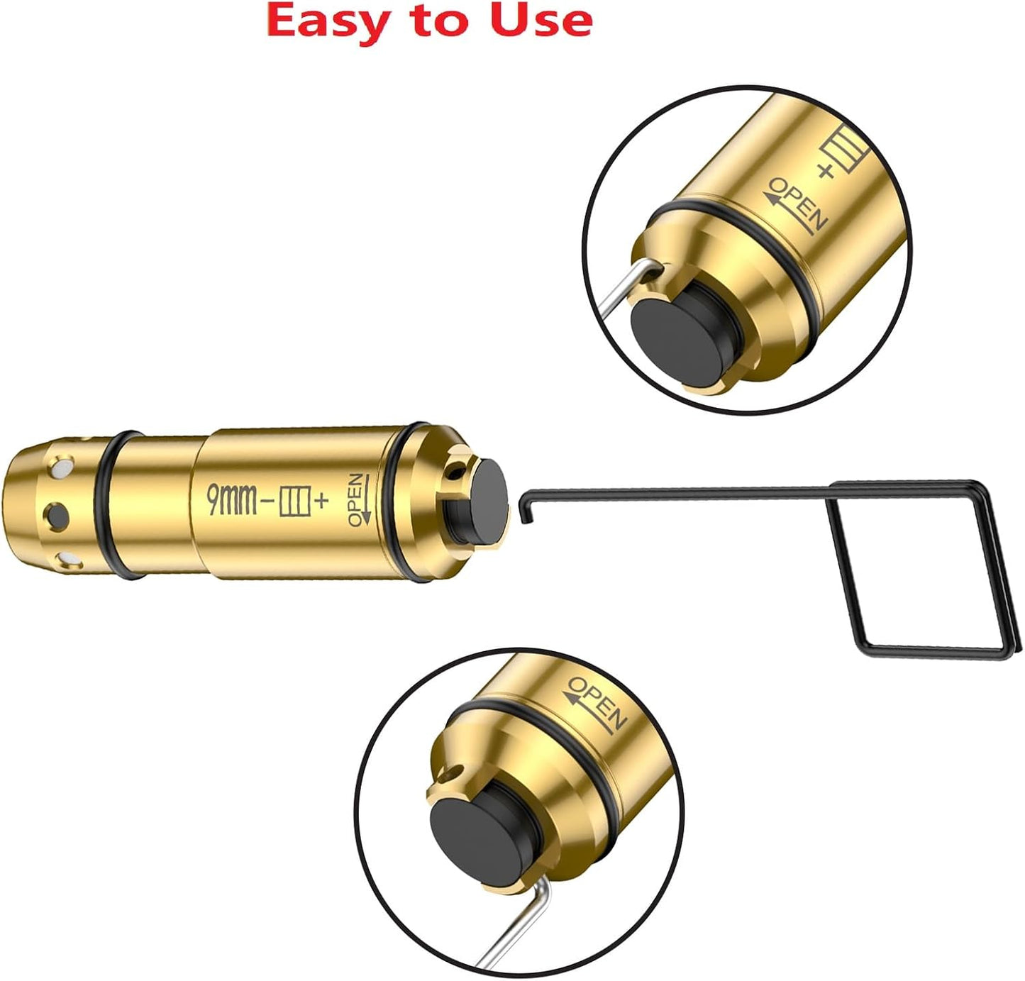 Laser Training Cartridge for .38SPL/.357mag/9mm and Laser Trainer Target for Dry Fire Training System Dry Fire Practice and Shooting Training