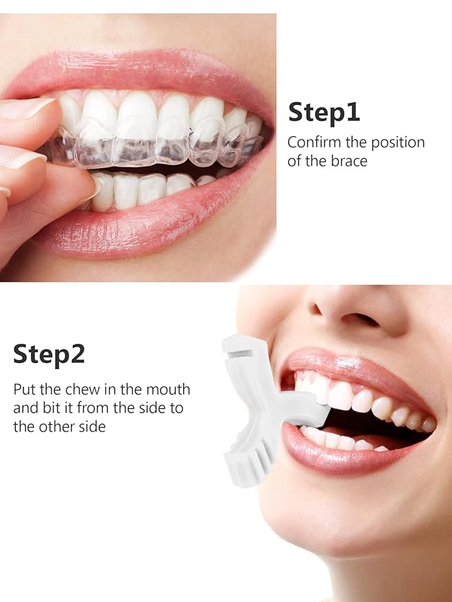 Chewies for Invisalign Aligner,2 PCS Unscented Aligner Chewies for Invisible Braces Aligner Orthodontic Munchies(White/Unflavored)