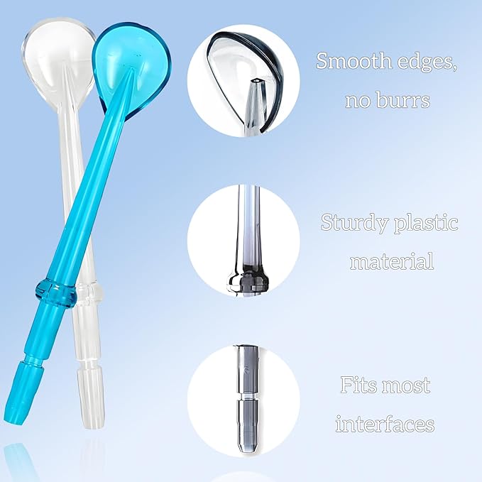 Tongue Scraper Attachment Tongue Cleaner Head Replacement for Waterpik Water Flosser, Pack of 3