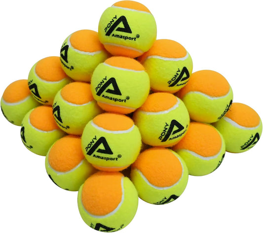 LITIAN Kids Tennis Balls – 50% 75% Low Compression Red Orange Balls with Durable Felt – Softer Than Regular Tennis Balls, Great for Youth Training & Dog Play (12 & 30 Pack)