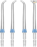Replacement Heads for Waterpik Water Flosser,Replacement Tips for Waterpik Water Flosser,Easy to lnstall(4 Classic Jet Tips)