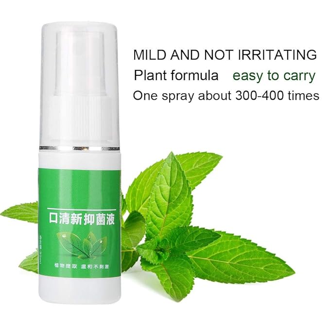 Oral Breath Spray, Spray Bad Breath,Breath Freshener Spray, Oral Odor Halitosis Spray,Remove Bad Breath, Mouthwash