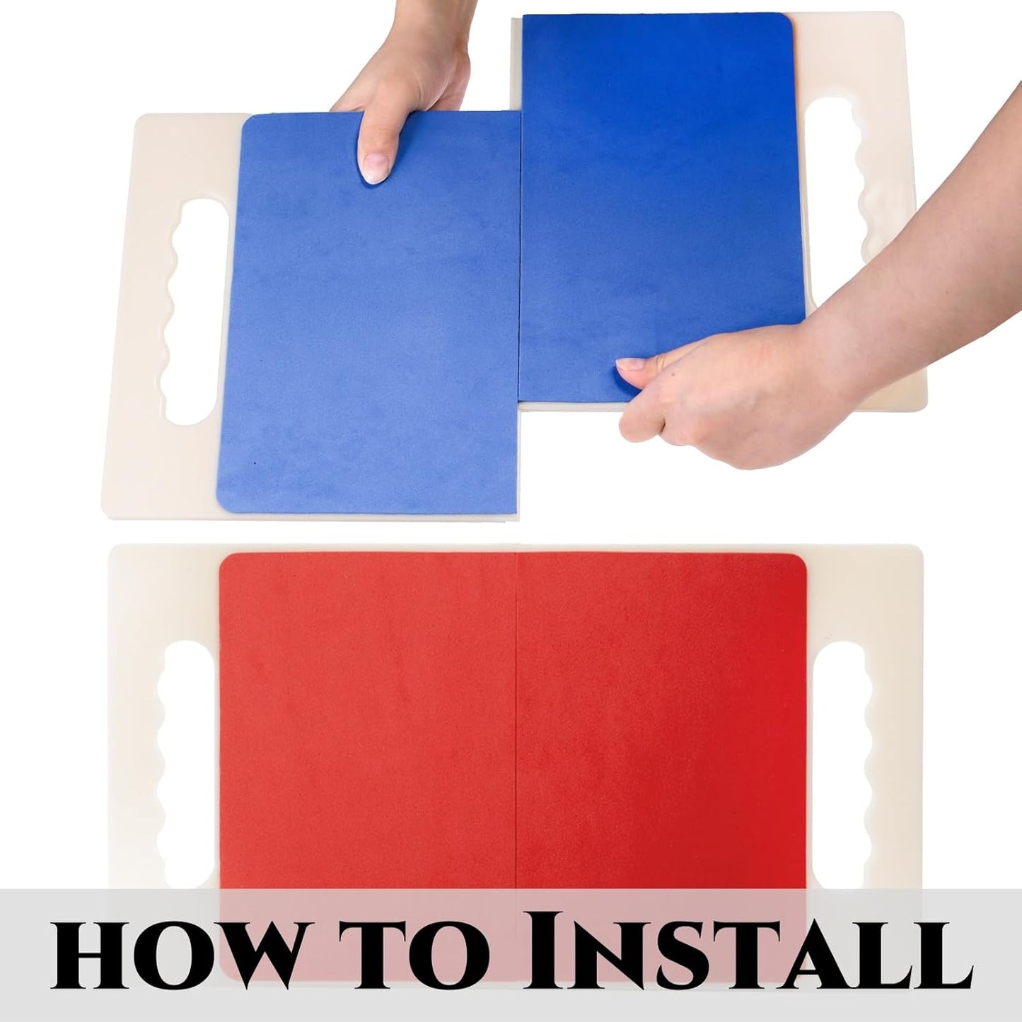 4 Pack Rebreakable Punching Board with Handles, 16.5"x9" Taekwondo Karate MMA Boards, Reusable Plastic Training Breaking Boards, Martial Arts Boxing Training Equipment for Kids Adults, 4 Levels