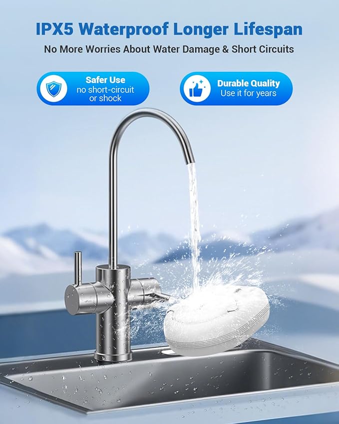 Rechargeable Ultrasonic Retainer Cleaner Machine | 50kHz 1.9 inch Ultra-Thin Portable | Night Guard Aligners Jewelry |6pcs Cleaner Tablets Included | Quick & Deep Clean Modes | Oral Dental Care