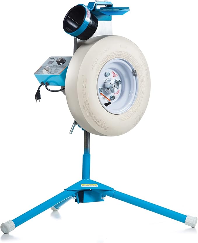 Jugs BP1 Softball Only Pitching Machine — Throws softballs up to 70 mph from a Realistic delivery Height.
